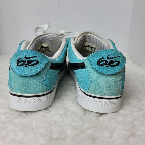 Nike 6.0 Mavrk Men's Sneaker Size 8 Blue Suede Low 442477-004 Shoes - Picture 4 of 10